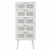 Caisson à Tiroirs Alexandra House Living Blanc Bambou Bois MDF 36 x 100 x 42 cm