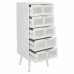 Bielizník Alexandra House Living Biela Bambus Drevo MDF 36 x 100 x 42 cm