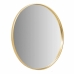 Väggspegel Alexandra House Living Guld Metall Glas Trä MDF 86 x 3 x 86 cm