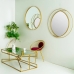 Miroir mural Alexandra House Living Doré 86 x 3 x 86 cm Cercle