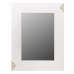 Miroir mural Alexandra House Living Blanc verre Bois MDF 2 x 90 x 70 cm