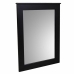 Wall mirror Alexandra House Living Black Glass Fir wood 3 x 90 x 70 cm