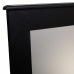 Wall mirror Alexandra House Living Black Glass Fir wood 3 x 90 x 70 cm