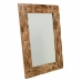 Zidno ogledalo Alexandra House Living Prirodno Drvo MDF 84 x 2 x 62 cm