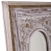 Lustro ścienne Alexandra House Living Biały Drewno MDF 1 x 90 x 30 cm