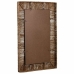 Wandspiegel Alexandra House Living Bruin Jute 3 x 61 x 91 cm