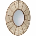 Wall mirror Alexandra House Living Brown 3 x 61 x 61 cm