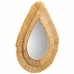 Espelho de parede Alexandra House Living Castanho Ferro Fibra natural 80 x 3 x 62 cm