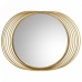 Wall mirror Alexandra House Living Gold Metal Iron Mirror 4 x 49 x 66 cm