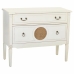 Chest of drawers Alexandra House Living White Rattan Fir wood MDF Wood 72 x 38 x 88 cm