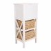 Cajonera Alexandra House Living Blanco Madera MDF Fibra natural 92 x 32 x 44 cm