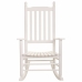 Cadeira de baloiço Alexandra House Living Branco