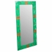 Miroir mural Alexandra House Living Vert Doré verre Bois de manguier 1 x 113 x 52 cm