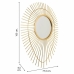 Wandspiegel Alexandra House Living Gouden Metaal Glas 6 x 105 x 77 cm