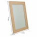 Nástěnné zrcadlo Alexandra House Living Přírodní Dřevo MDF 100 x 2 x 70 cm