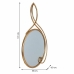 Wall mirror Alexandra House Living Gold Glass Iron MDF Wood 101 x 4 x 68 cm