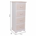 Komoda Alexandra House Living Bela Les MDF 26 x 80 x 31 cm