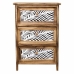 Cassettiera Alexandra House Living Marrone Legno Legno di paulownia 29 x 58 x 40 cm