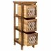 Lipasto Alexandra House Living Ruskea Puu Paolownia wood 26 x 61 x 22 cm