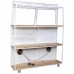 Bottle rack bar Alexandra House Living Drive Blue White 40 x 135 x 178 cm