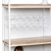 Bottle rack bar Alexandra House Living Drive Blue White 40 x 135 x 178 cm