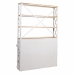 Mobile bar Alexandra House Living Bianco 40 x 225 x 150 cm