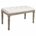 Banqueta Alexandra House Living Cinzento Poliuretano Madeira da borracha 40 x 47 x 80 cm