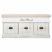 Banc de coffre Alexandra House Living Blanc Bois de paulownia Bois MDF 35 x 50 x 102 cm