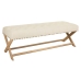 Bench Alexandra House Living Cream Rubber Wood 46 x 45 x 130 cm