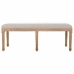 Bench Alexandra House Living Cream Rubber wood 41 x 48 x 122 cm