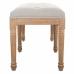 Bench Alexandra House Living Cream Rubber wood 41 x 48 x 122 cm