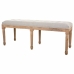 Bench Alexandra House Living Cream Rubber wood 41 x 48 x 122 cm