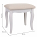 Banquette Alexandra House Living Blanc Marron Bois de pin Bois MDF 31 x 41 x 42 cm