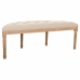 Panca Alexandra House Living Crema Legno d'albero della gomma 45 x 48 x 125 cm