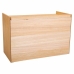 Banqueta Alexandra House Living Natural Madeira MDF 38 x 53 x 80 cm Sapateira