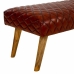 Hocker Alexandra House Living Leder Mango-Holz 53 x 38 x 115 cm