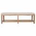 Banqueta Alexandra House Living Cinzento Creme 38 x 51 x 150 cm