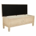 Banqueta Alexandra House Living Beige Esponja Madera de abeto 43 x 48 x 120 cm