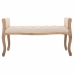 Bench Alexandra House Living Cream Rubber wood 48 x 60 x 113 cm