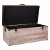 Storage chest with seat Alexandra House Living Brown Polyurethane MDF Wood 40 x 38 x 80 cm