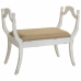 Banquette Alexandra House Living Blanc Éponge Bois d'épicéa Bois MDF 45 x 78 x 90 cm