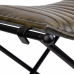 Bench Alexandra House Living Green Leather Metal Iron 45 x 45 x 52 cm