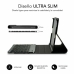 Teclado Bluetooth con Soporte para Tablet Subblim SUBKT3-BTL200 Negro Qwerty Español