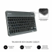 Tastatură Bluetooth cu Suport pentru Tabletă Subblim SUBKT3-BTL200 Negru Qwerty Spaniolă