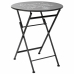 Ensemble Table + 2 Chaises Alexandra House Living Noir 60 x 75 x 60 cm