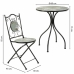 Table set with 2 chairs Alexandra House Living Black 60 x 75 x 60 cm