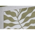 Cuadro Home ESPRIT Blanco Verde Tropical Hoja de planta 40 x 2,5 x 50 cm (4 Unidades)