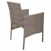 Tafelset met 2 fauteuils Alexandra House Living Grijs 4 Onderdelen