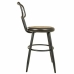 Stool Alexandra House Living Brown Grey Wood Metal 54 x 92 x 42 cm