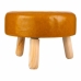 Tabouret Alexandra House Living Jaune Polyuréthane Bois MDF 40 x 29 x 40 cm